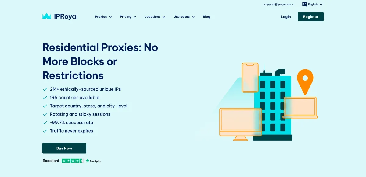 IPRoyal residential proxies
