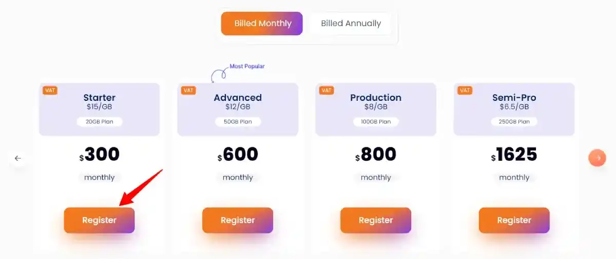 NetNut residential proxy pricing plans — rotating residential, static ISP, mobile, and datacenter costs compared