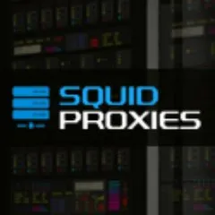 SquidProxies logo — per-IP P2P proxy provider