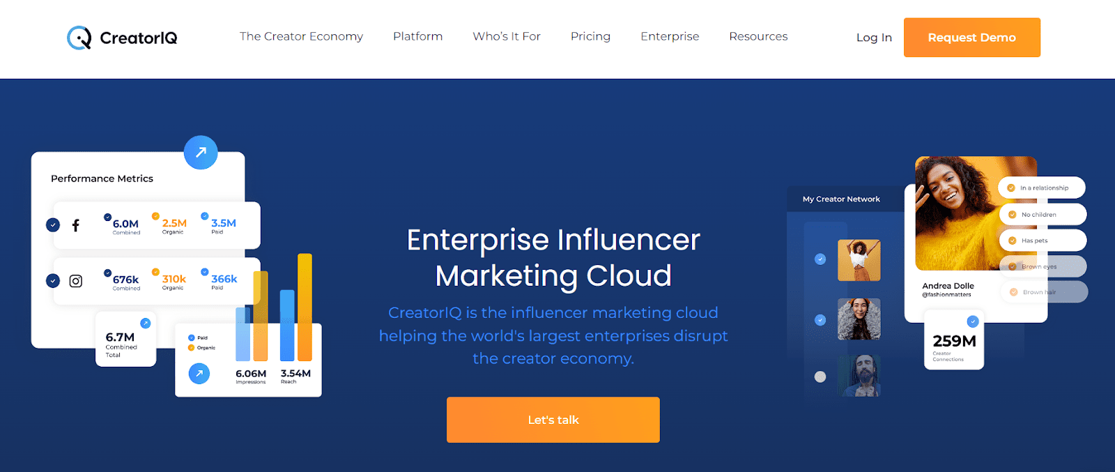 CreatorIQ Marketing Platform for Social Media