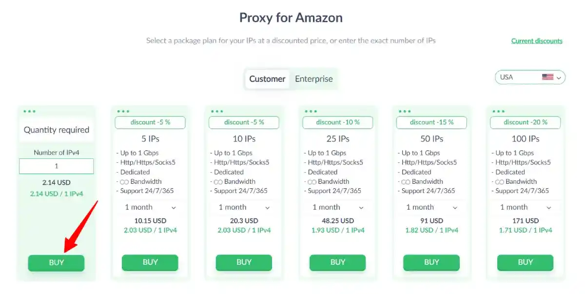 Best Amazon proxy providers compared — residential proxies for Amazon scraping, price monitoring, and review collection