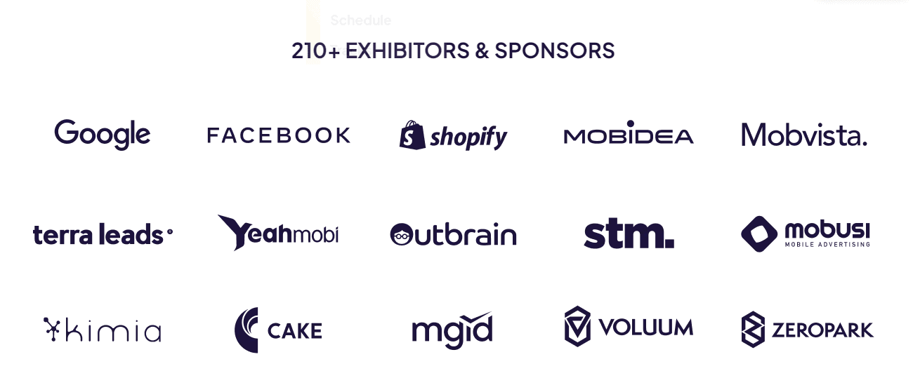 affiliate world europe 2023 exhibitors sponsors