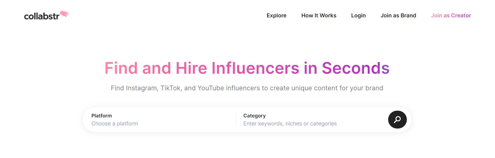 collabstr fire and hire influencers