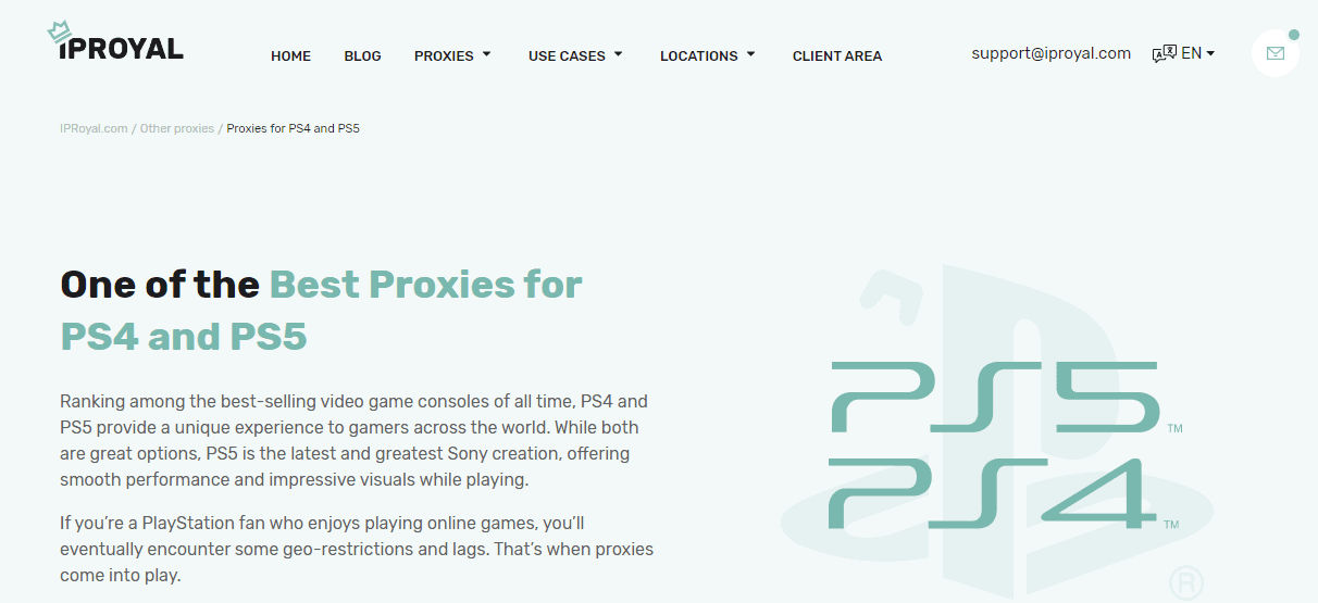 iproyal top ps5 proxy server provider