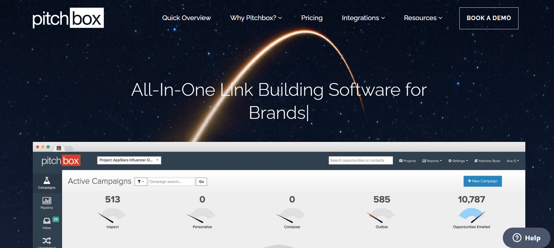 pitchbox link building software for brands