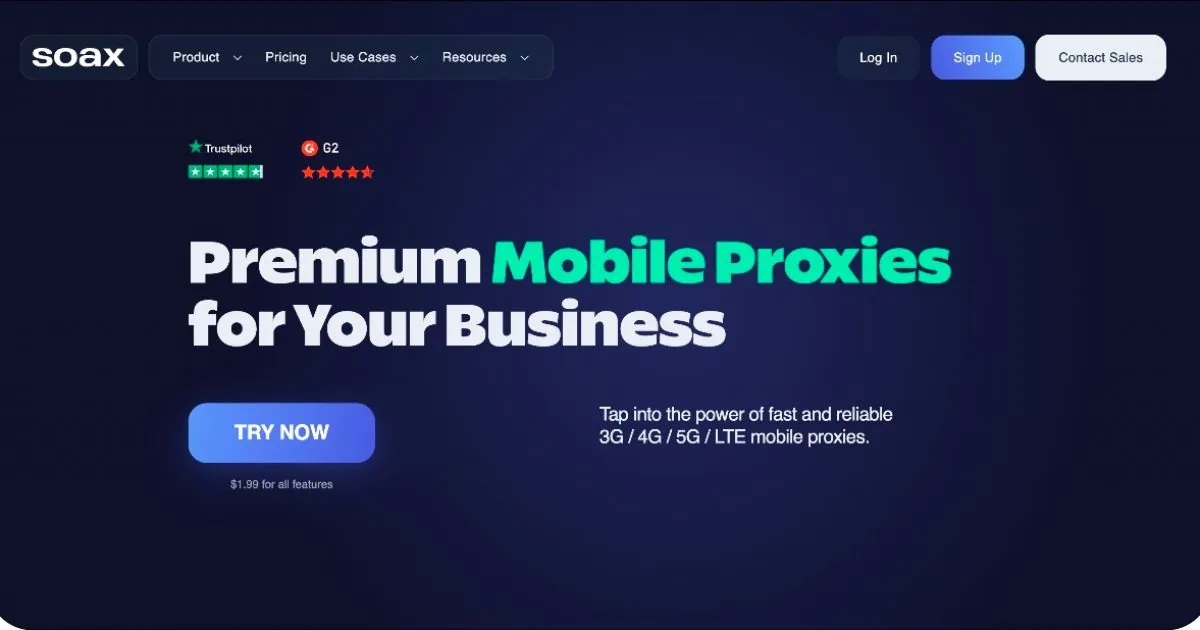 Best mobile proxy providers list — 4G and LTE mobile proxy networks for social media and scraping