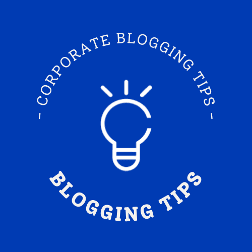 CORPORATE blogging tips logo