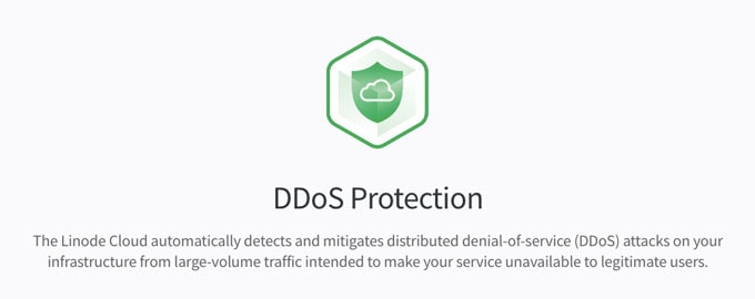 DDoS protection in Linode Infrastructure