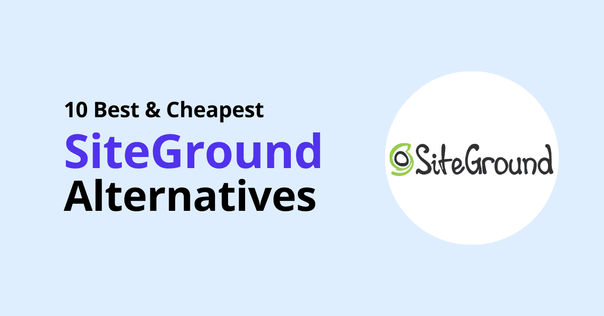 siteground alternatives