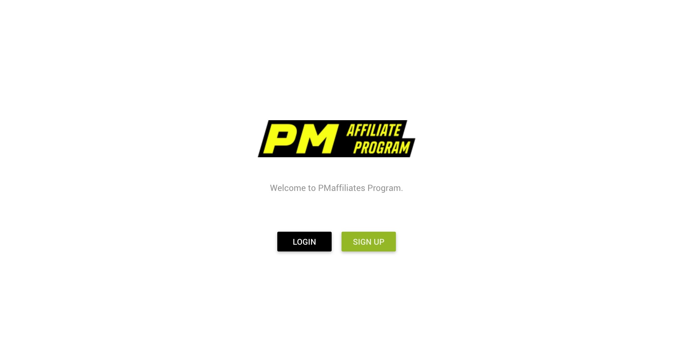 PMaffiliate Program Signup