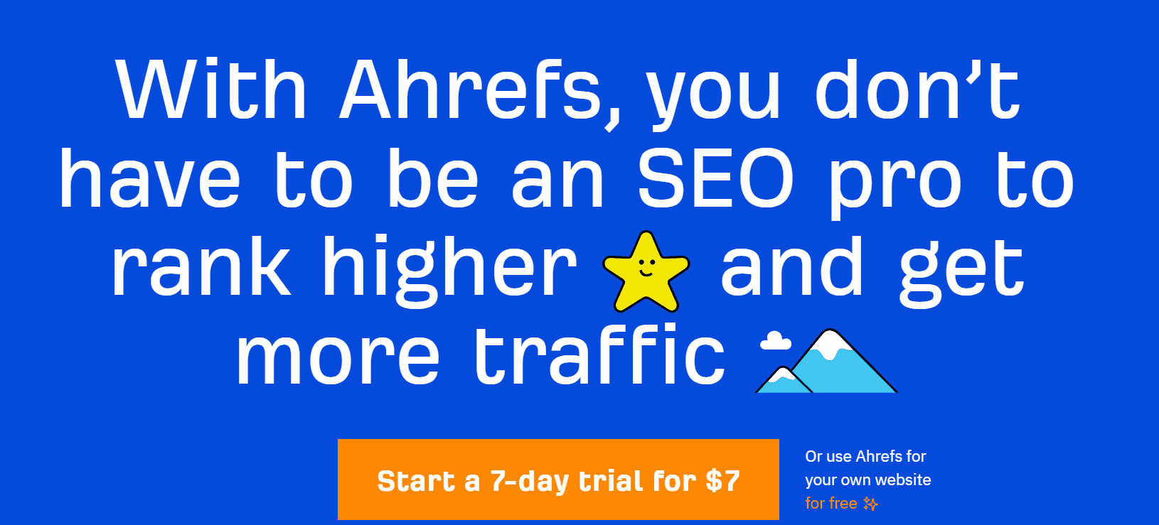Tools That Help To Track The Traffic Of A Website- ahrefs
