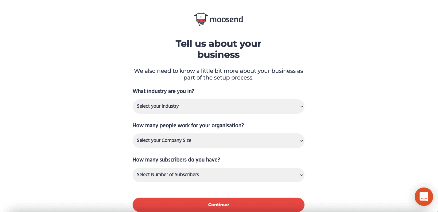 enter business details