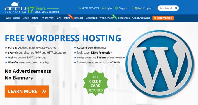 accuwebhosting-free-wordpress-hosting