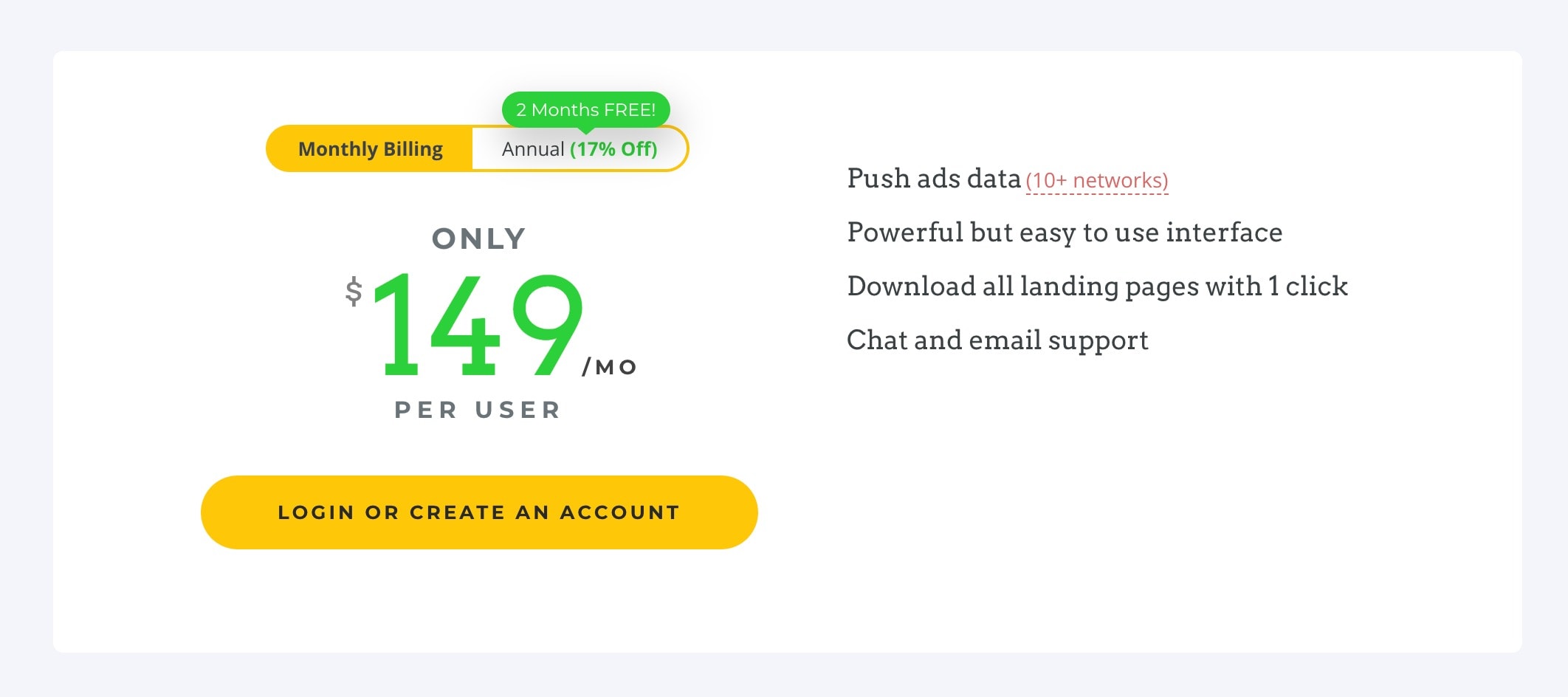 adplexity pricing plans