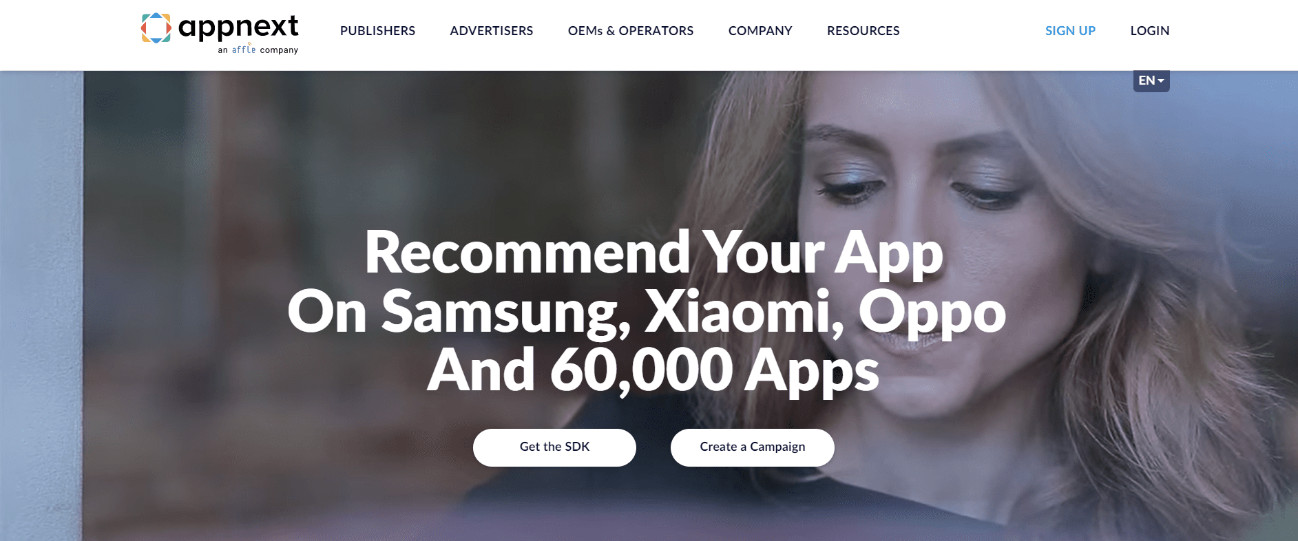 appnext homepage