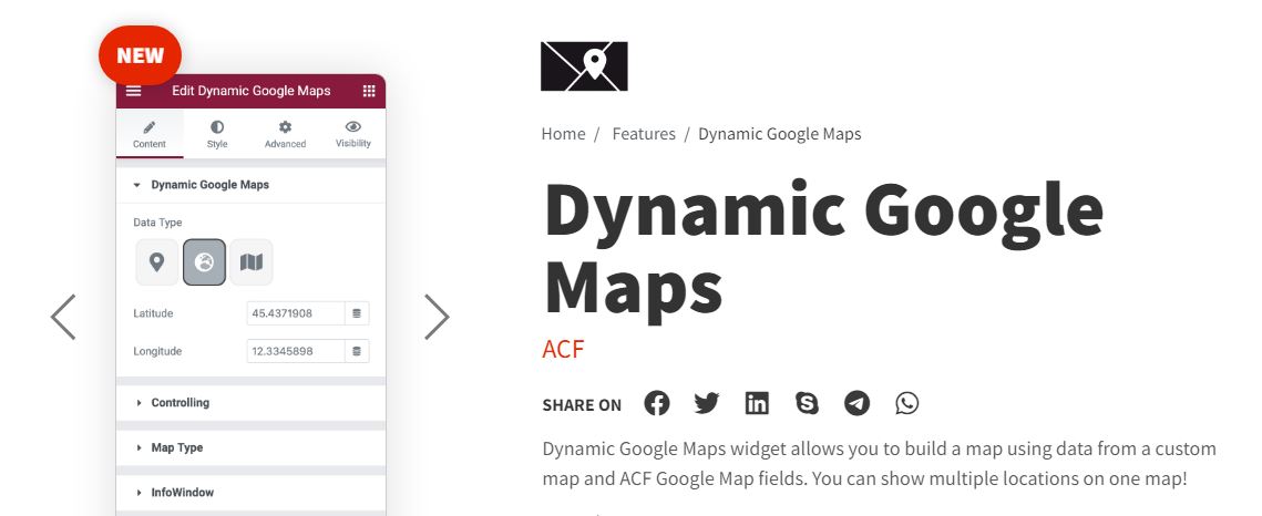 dynamic google maps