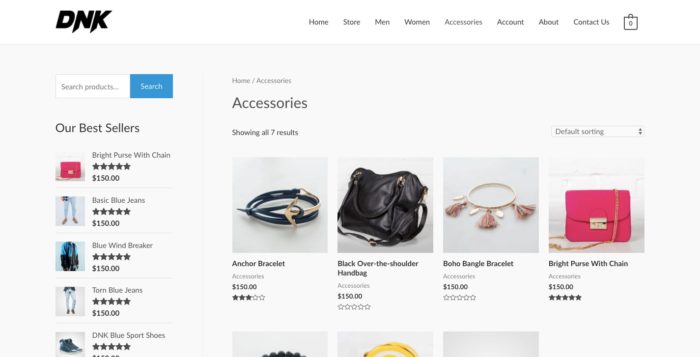 ecommerce template astra theme