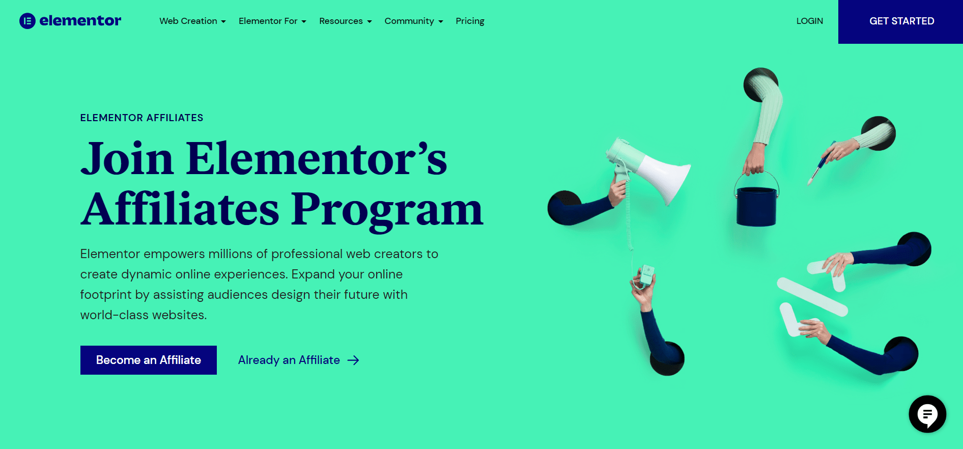 elementor affiliate program