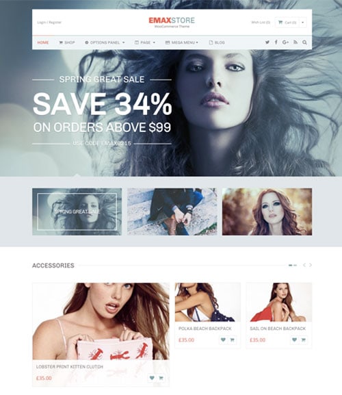 emaxstore ecommerce theme