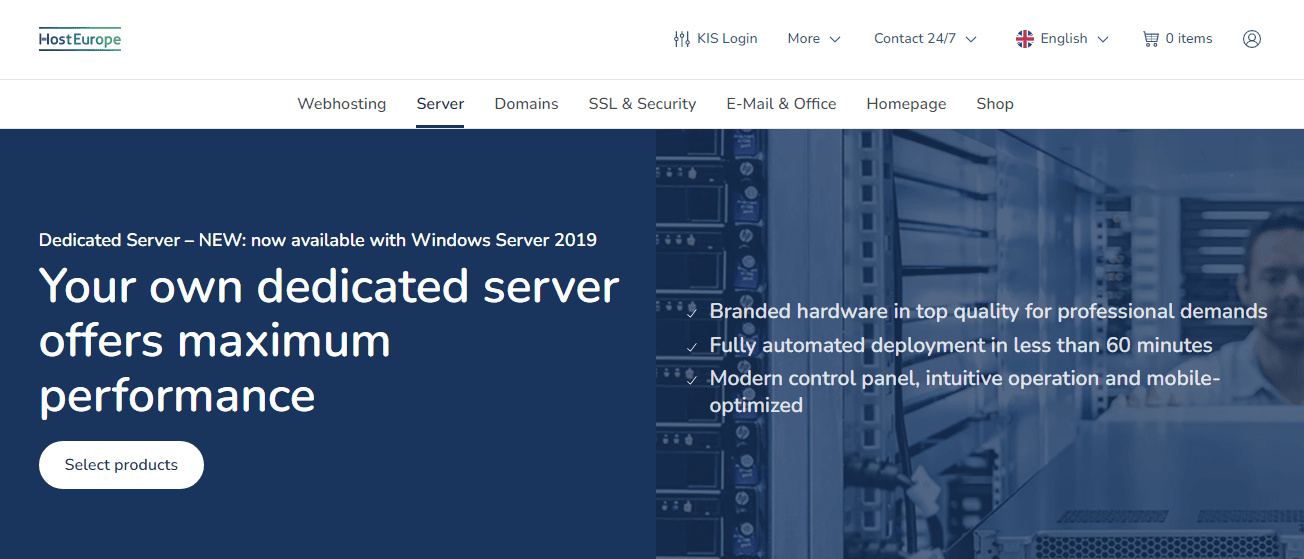 hosteurope german dedicated server