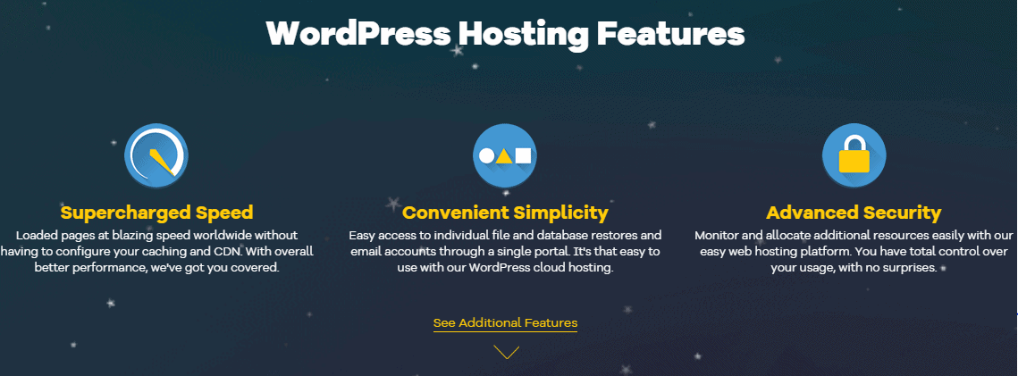 hostgator wordpress hosting features