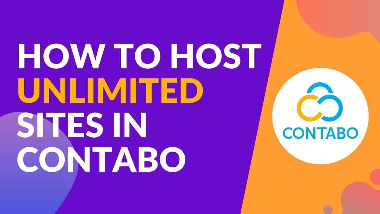 how to host unlimited sites in contabo