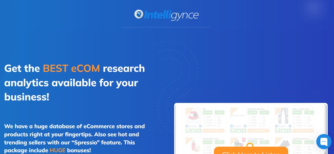 intelligynce homepage