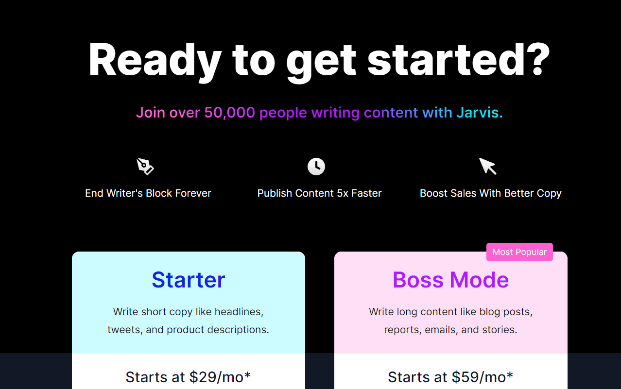 Jasper.ai pricing