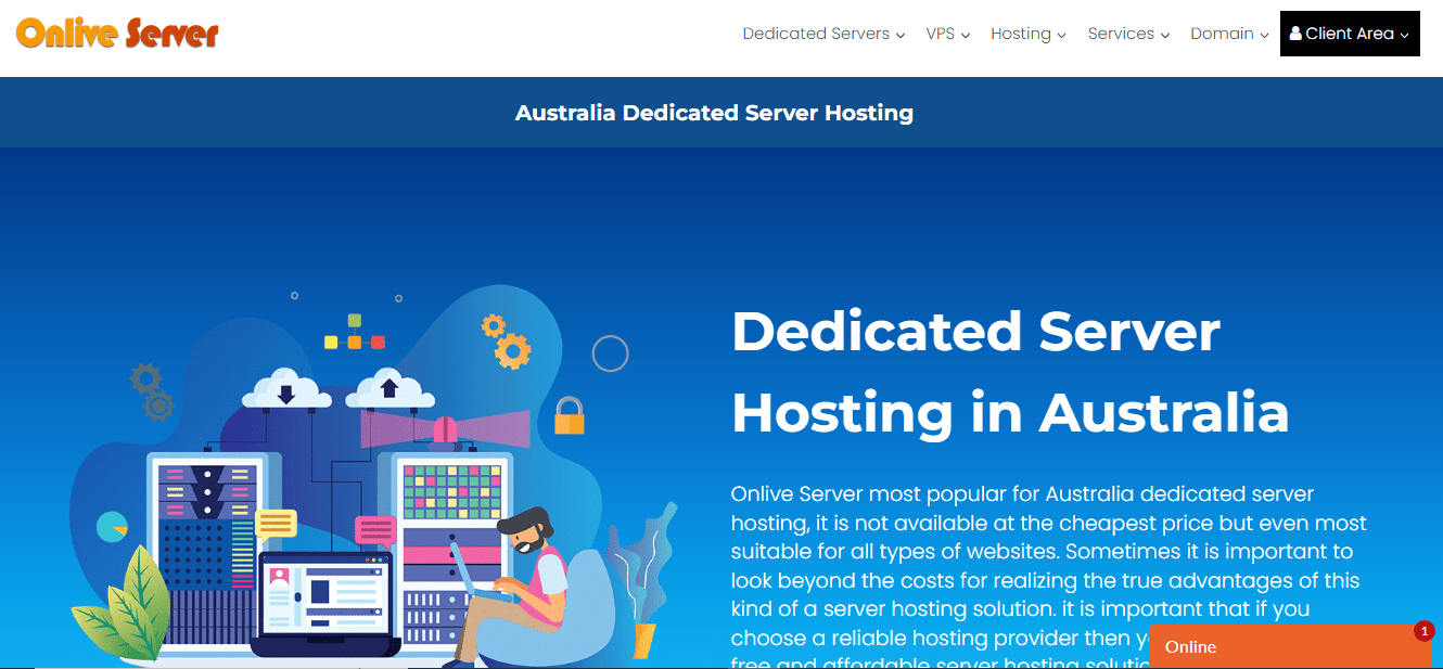 onlive server australia dedicated server