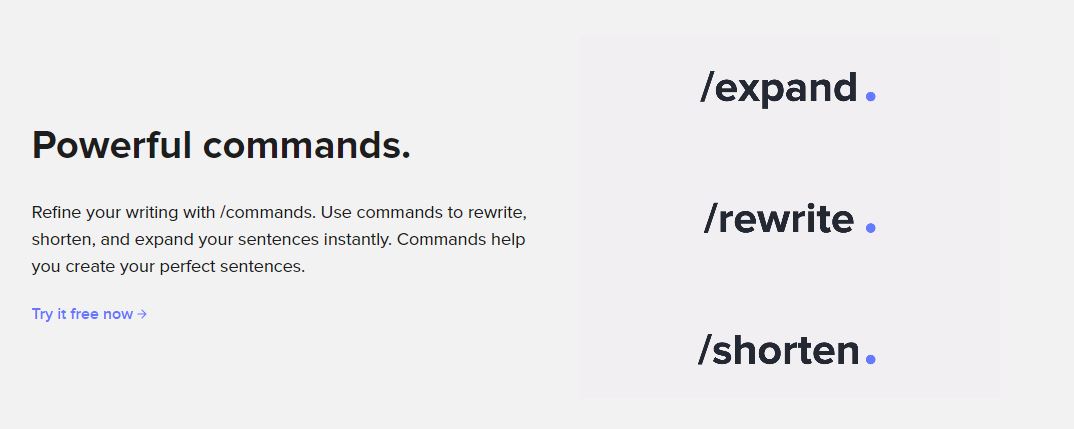 powerful commands
