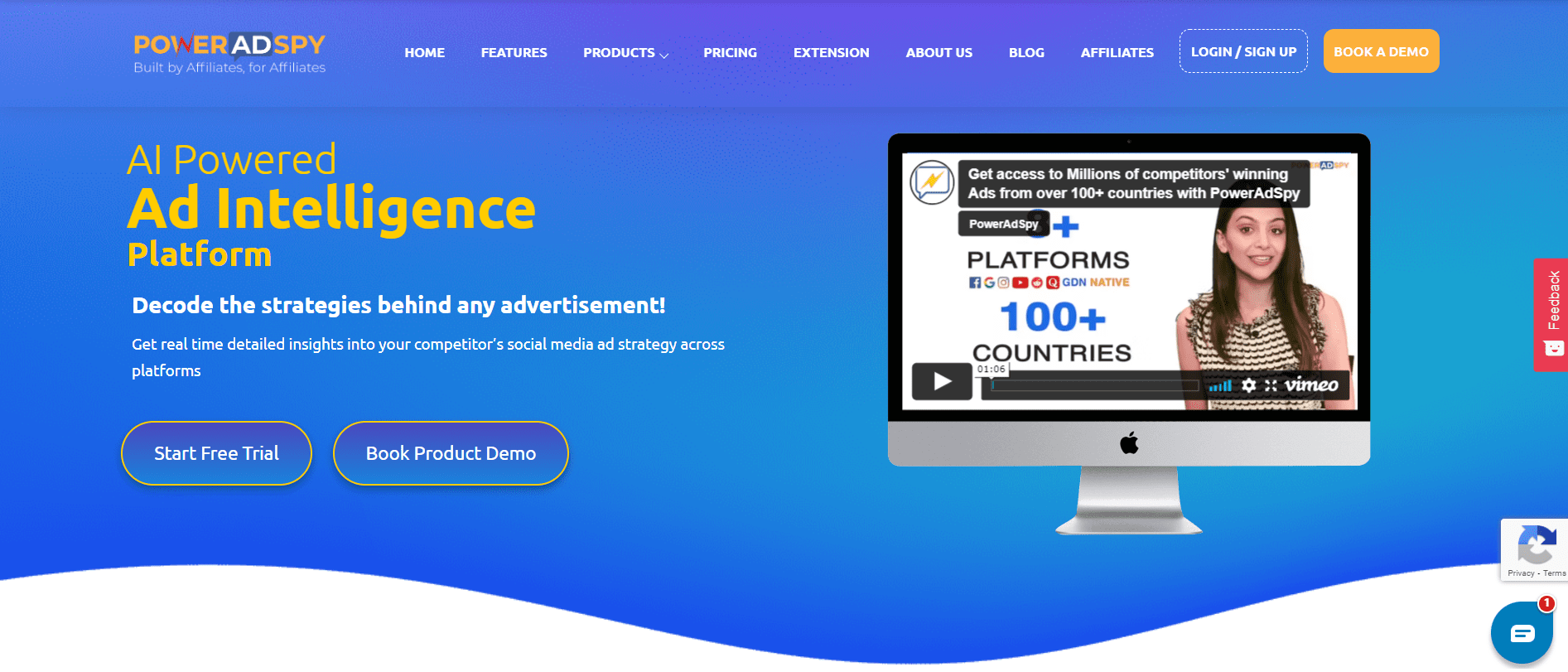 poweradspy homepage