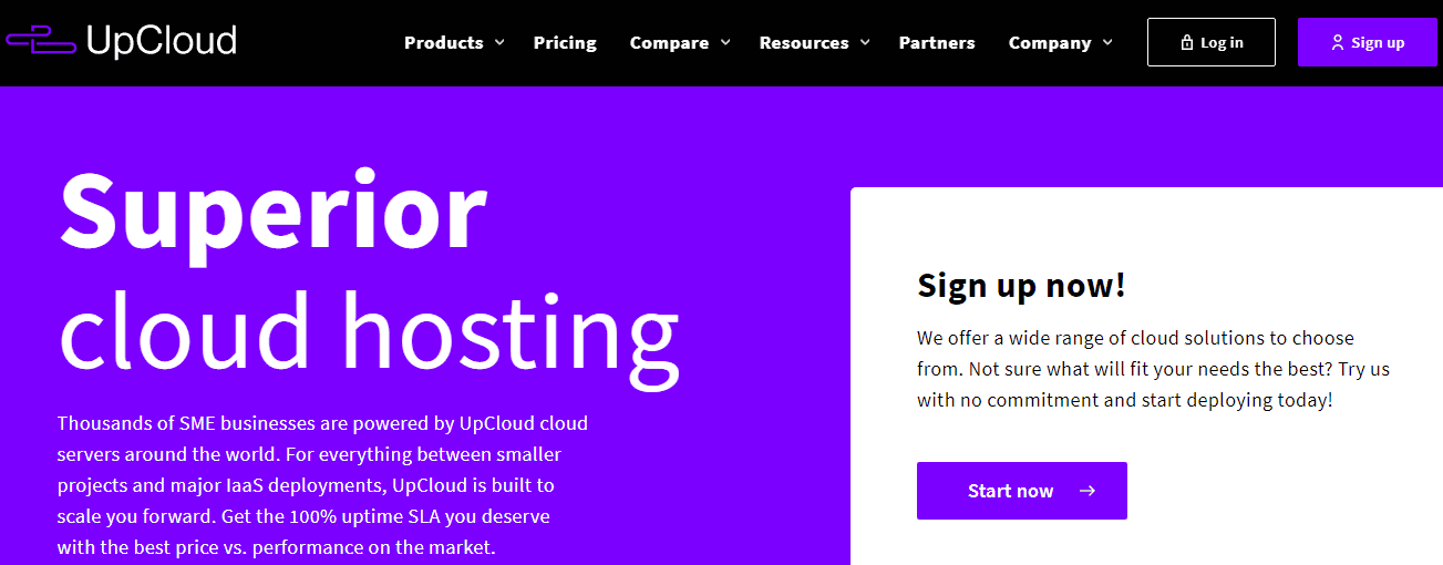 upcloud-homepage