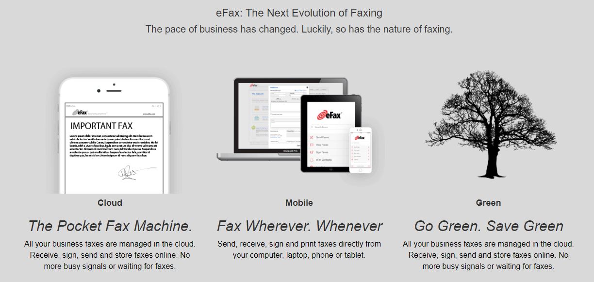 what is efax
