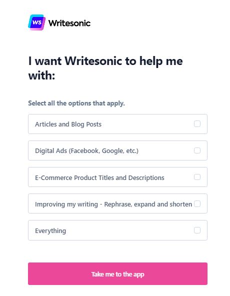 writesonic help